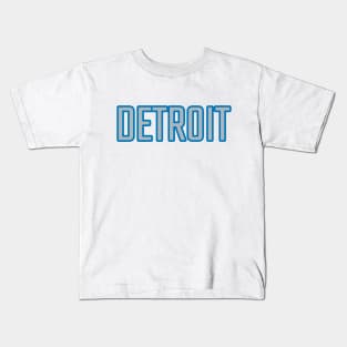 Detroit Lions Colors FRONT PRINT Kids T-Shirt